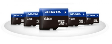 Суперскоростные карты памяти ADATA microSDHC UHS I