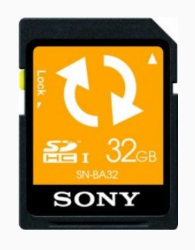 Sony SD с функций бекапа данных