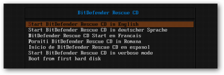 Как создать загрузочный диск BitDefender Rescue CD для лечения компьютера? 