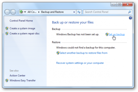 Как в Windows 7 создать резервную копию?