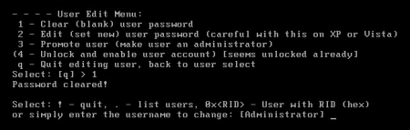 Как сбросить пароль Windows не используя инсталляционный диск? 