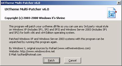 Как установить свою тему оформления в Windows XP