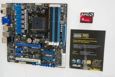 Asus показала новую плату A88XM Pro